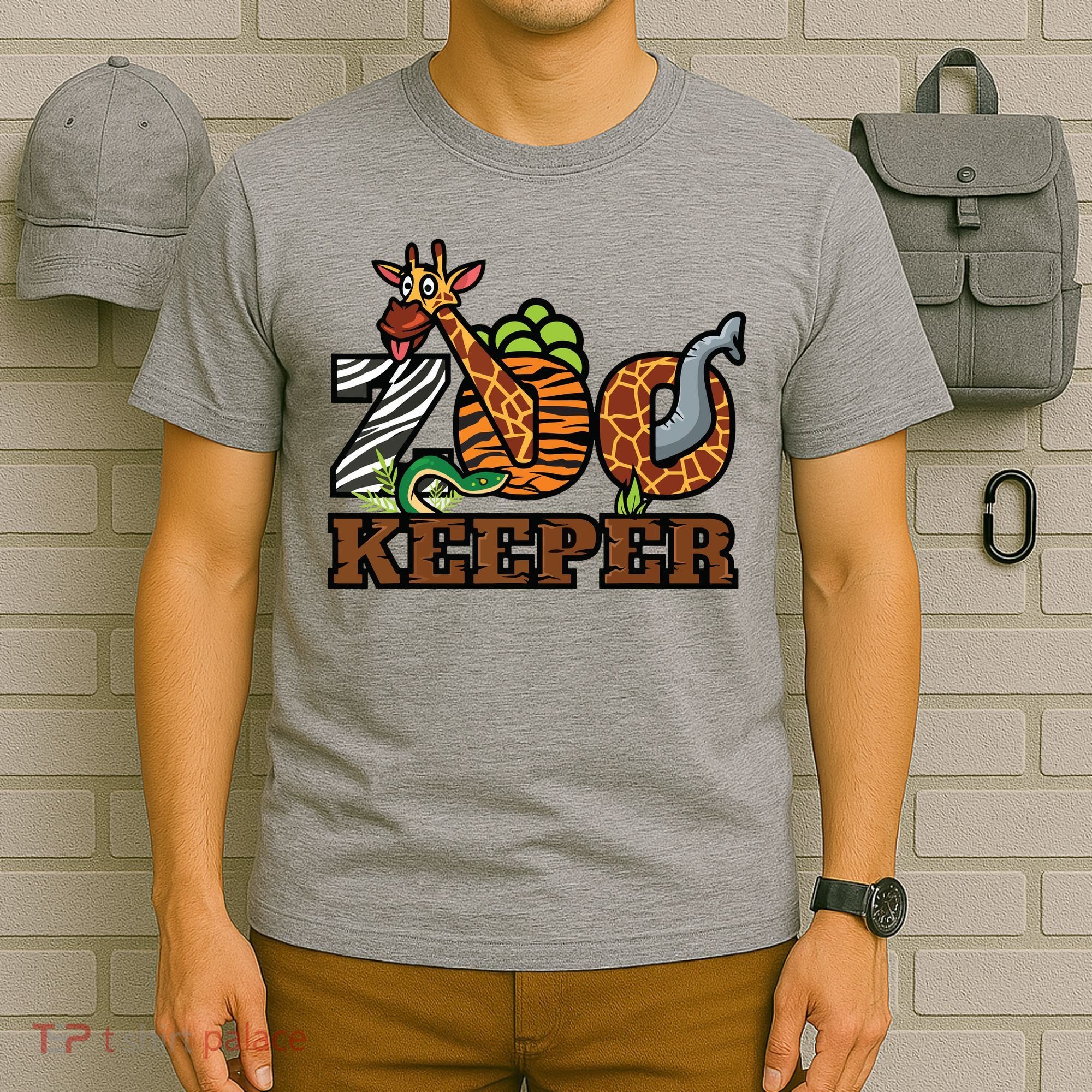 Zoo Keeper Funny Jungle Safari Animal Lover Gift Men Women T-Shirt