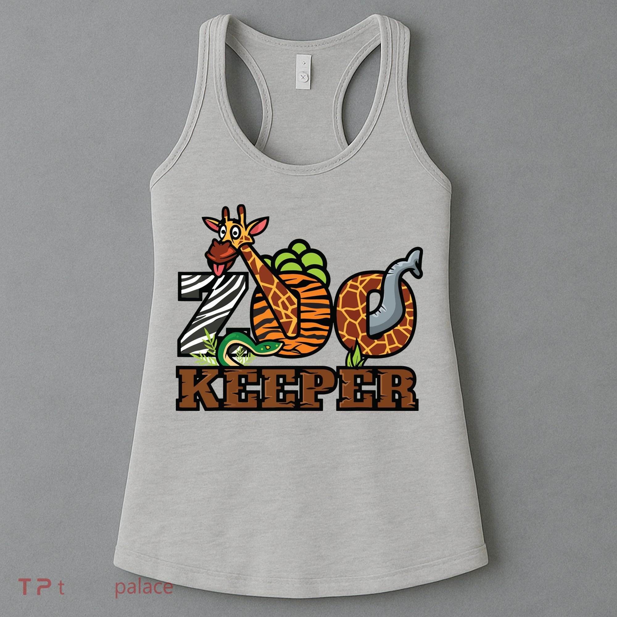 Zoo Keeper Funny Jungle Safari Animal Lover Gift Men Women Women's Tank Top