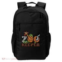 Zoo Keeper Funny Jungle Safari Animal Lover Gift Meaningful Gift Backpack thumb 0