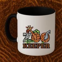 Zoo Keeper Funny Jungle Safari Animal Lover Gift Meaningful Gift Coffee Mug thumb 2