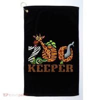 Zoo Keeper Funny Jungle Safari Animal Lover Gift Meaningful Gift Golf Towel thumb 0