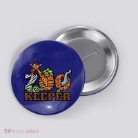 Zoo Keeper Funny Jungle Safari Animal Lover Gift Meaningful Gift Button thumb 0