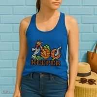 Zoo Keeper Funny Jungle Safari Animal Lover Gift Meaningful Gift Women's Tank Top thumb 2