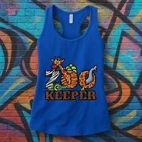 Zoo Keeper Funny Jungle Safari Animal Lover Gift Meaningful Gift Women's Tank Top thumb 3