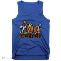 Zoo Keeper Funny Jungle Safari Animal Lover Gift Meaningful Gift Tank Top thumb 0
