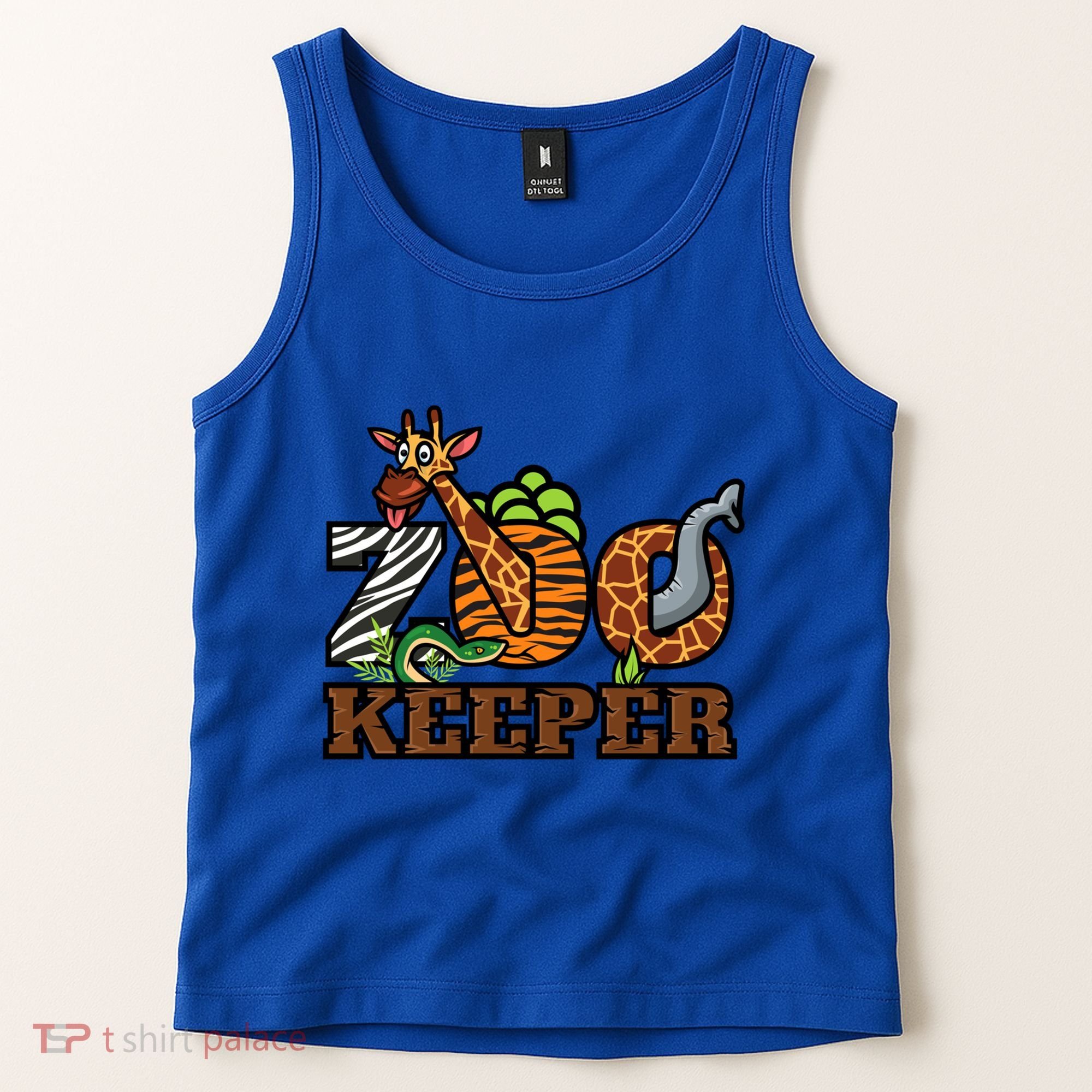 Zoo Keeper Funny Jungle Safari Animal Lover Gift Meaningful Gift Tank Top