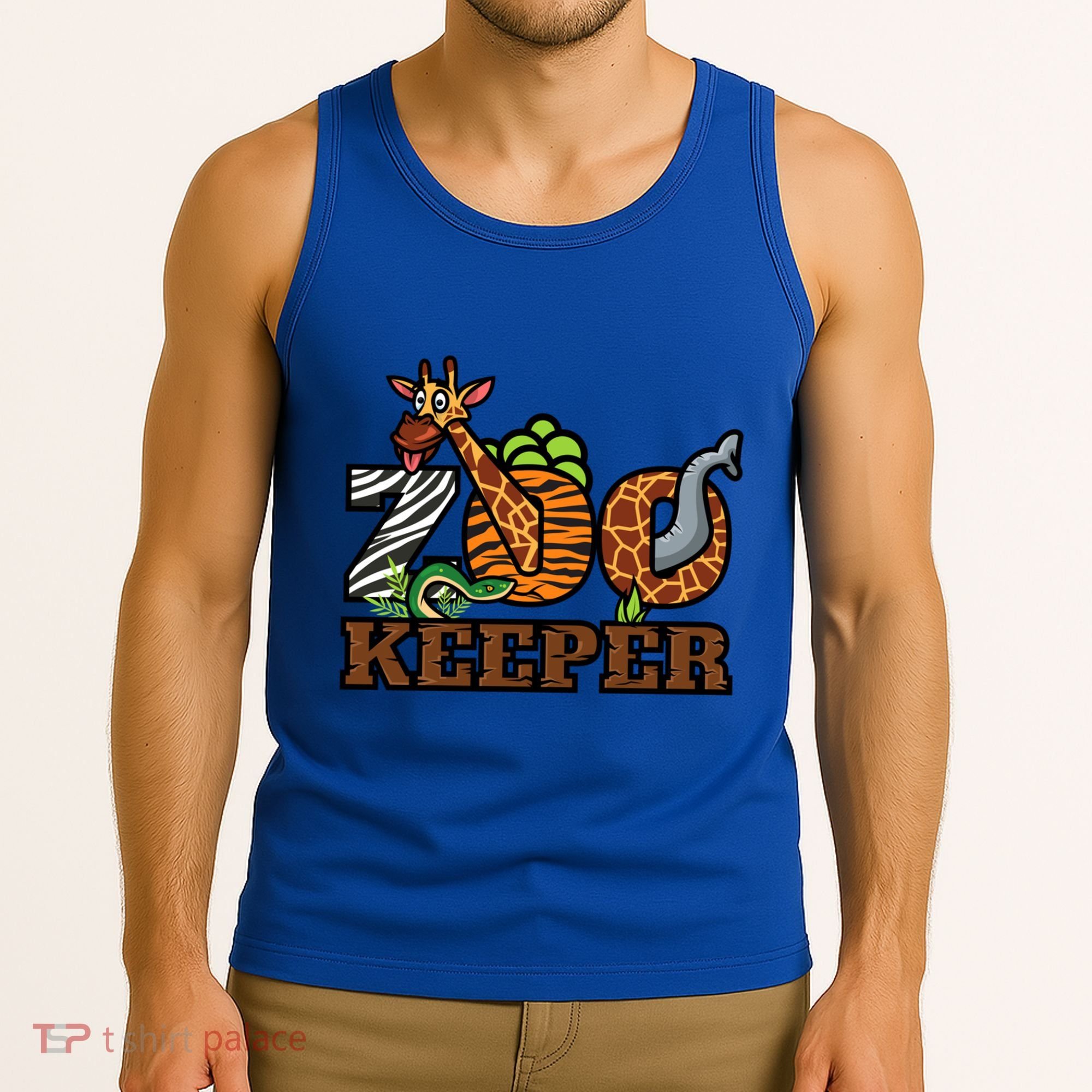 Zoo Keeper Funny Jungle Safari Animal Lover Gift Meaningful Gift Tank Top