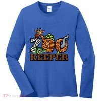 Zoo Keeper Funny Jungle Safari Animal Lover Gift Meaningful Gift Women's Long Sleeve Shirt thumb 0