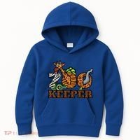 Zoo Keeper Funny Jungle Safari Animal Lover Gift Meaningful Gift Kids Hoodie thumb 0