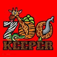 Zoo Keeper Funny Jungle Safari Animal Lover Gift Meaningful Gift Santa Hat thumb 1