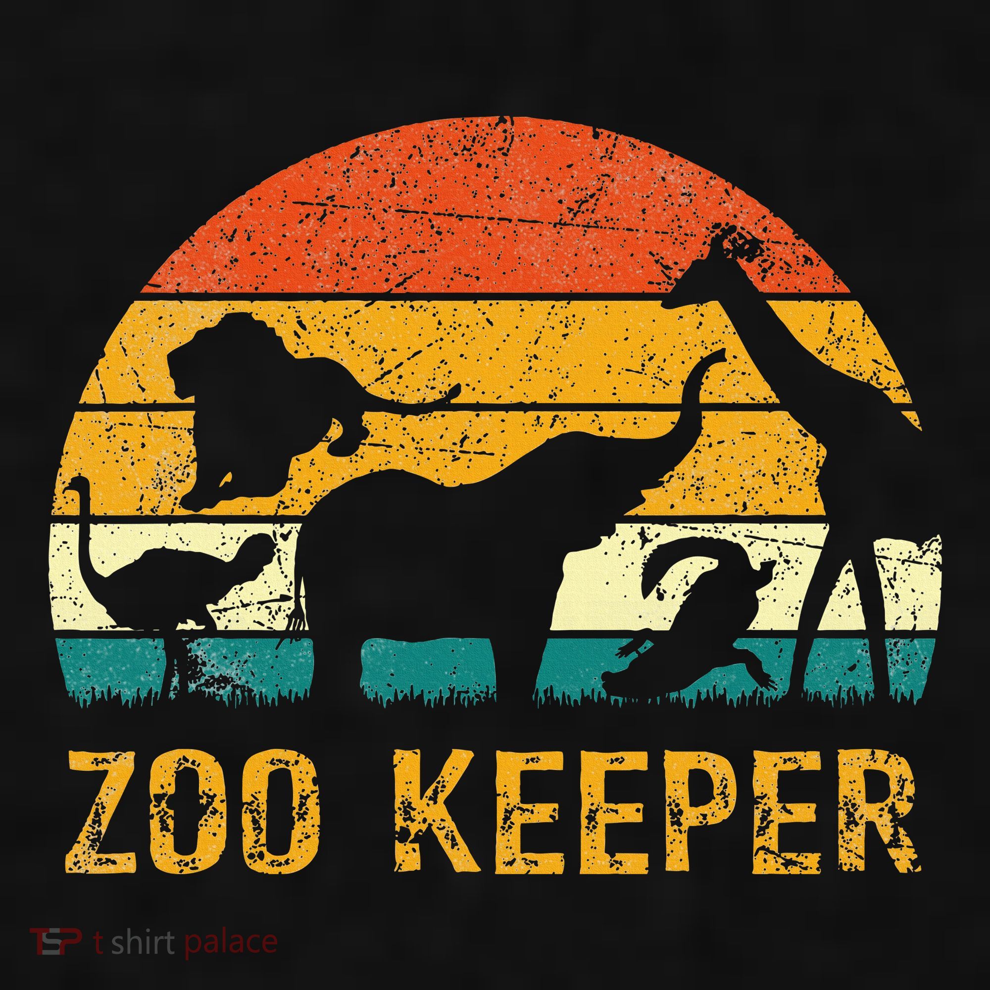Zoo Keeper Funny Halloween Costume Ladies PosiCharge Tri-Blend Wicking Tank