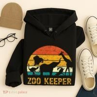 Zoo Keeper Funny Halloween Costume Hoodie thumb 4
