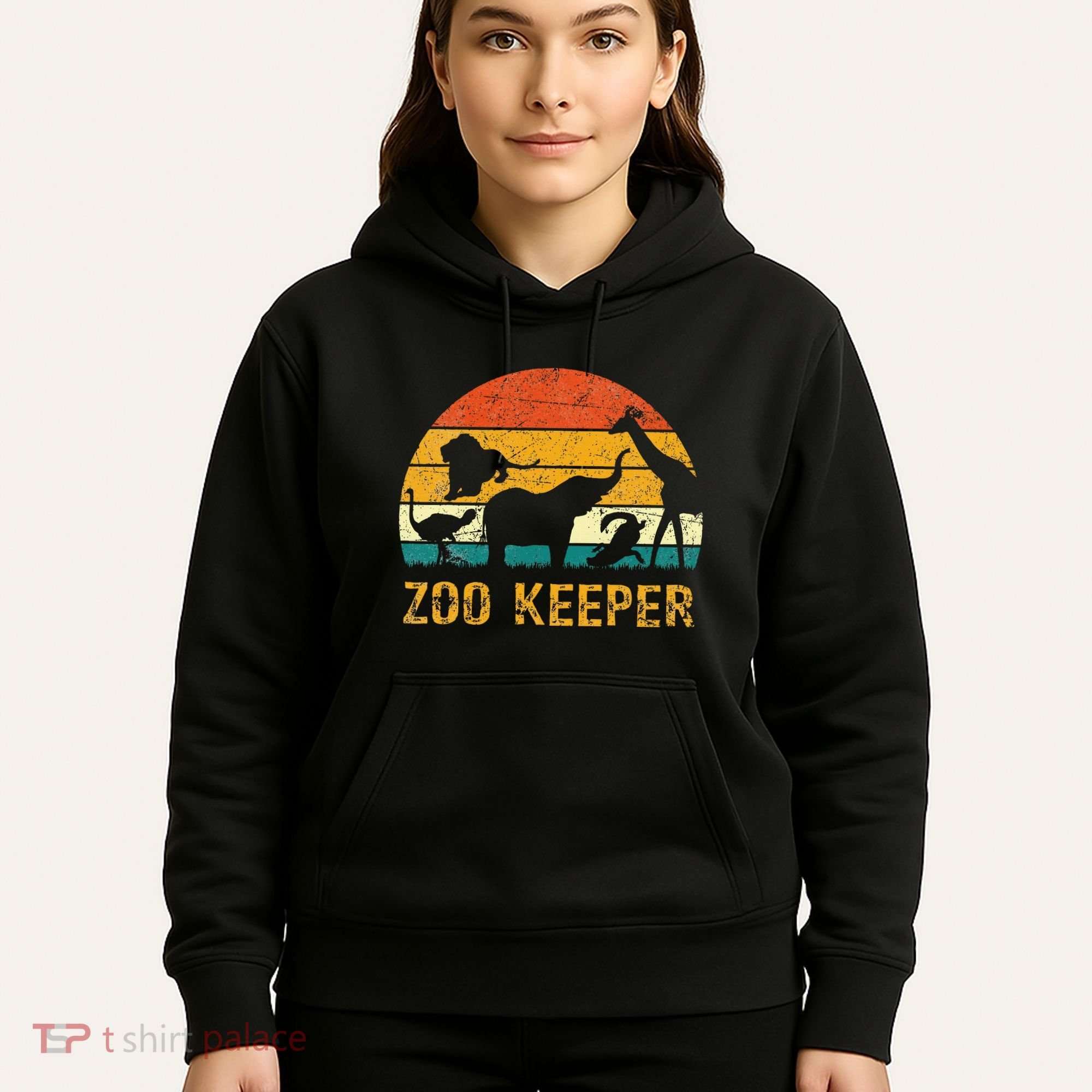 Zoo Keeper Funny Halloween Costume Hoodie