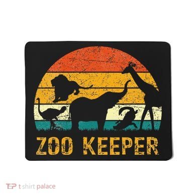 Zoo Keeper Funny Halloween Costume Mousepad