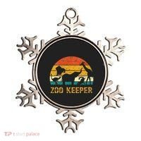 Zoo Keeper Funny Halloween Costume Ornament thumb 0