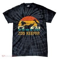 Zoo Keeper Funny Halloween Costume Tie-Dye T-Shirt thumb 0