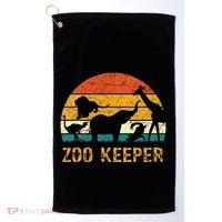 Zoo Keeper Funny Halloween Costume Golf Towel thumb 0