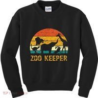 Zoo Keeper Funny Halloween Costume Kids Sweatshirt thumb 0