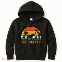Zoo Keeper Funny Halloween Costume Kids Hoodie thumb 0