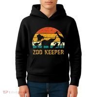 Zoo Keeper Funny Halloween Costume Kids Hoodie thumb 4