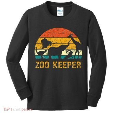 Zoo Keeper Funny Halloween Costume Kids Long Sleeve Shirt
