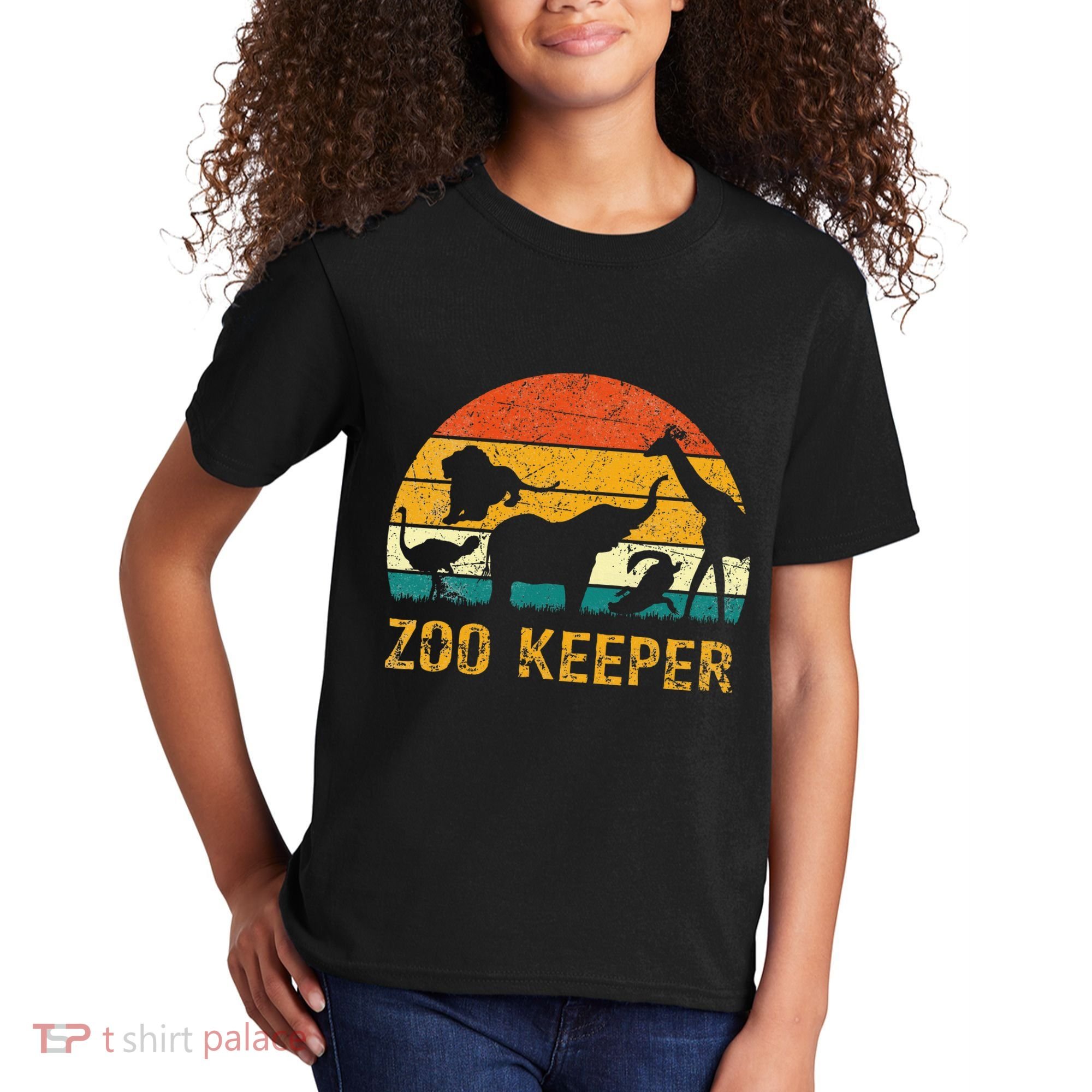 Zoo Keeper Funny Halloween Costume Kids T-Shirt