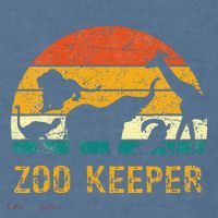 Zoo Keeper Funny Halloween Costume Garment-Dyed Sweatshirt thumb 2