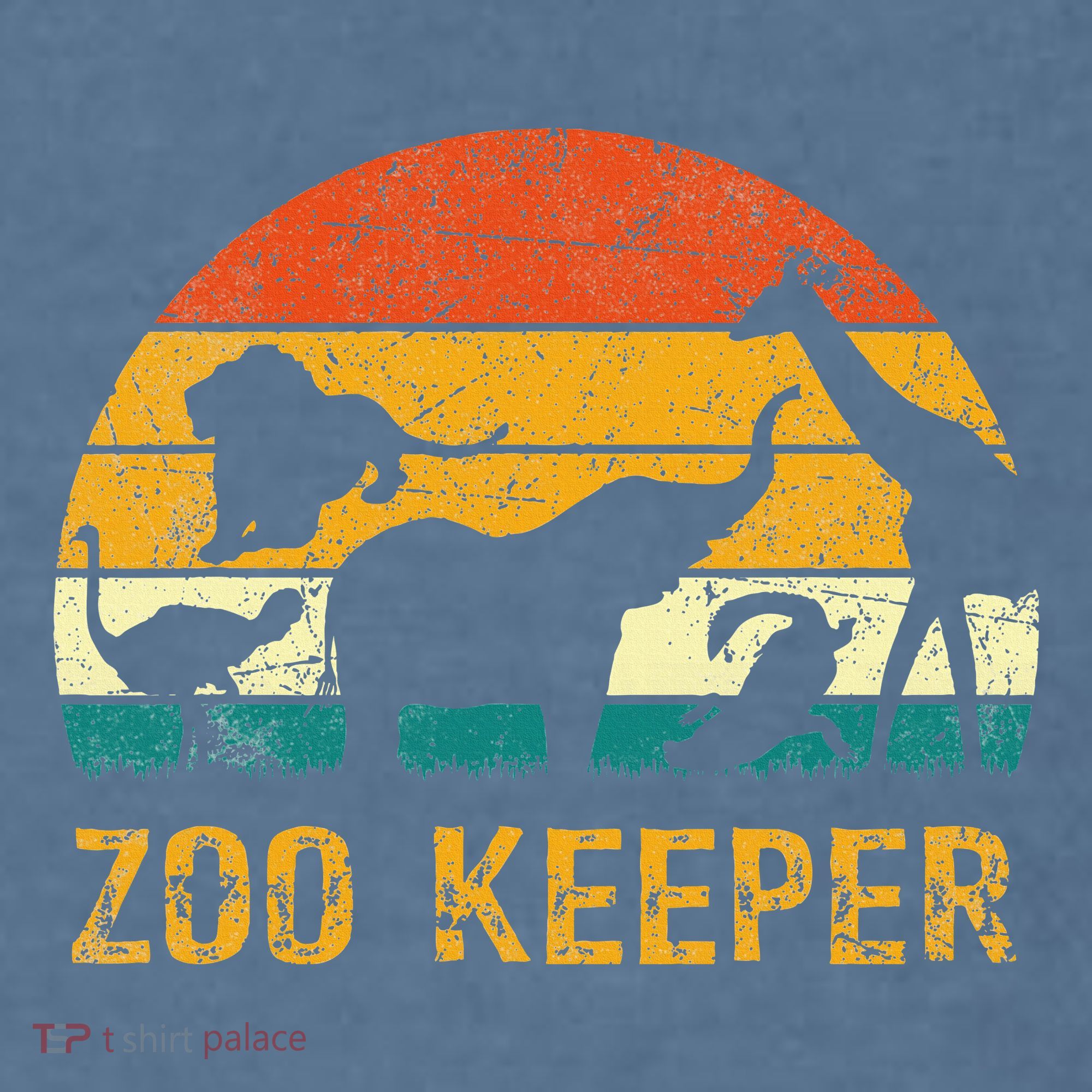 Zoo Keeper Funny Halloween Costume Garment-Dyed Sweatshirt