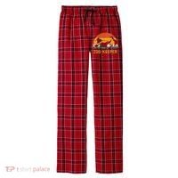 Zoo Keeper Funny Halloween Costume Men's Flannel Plaid Pajama Pants thumb 0