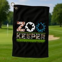 Zoo Keeperfunny Gift For Zoo Keeper Golf Towel thumb 1