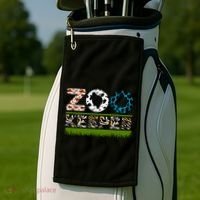 Zoo Keeperfunny Gift For Zoo Keeper Golf Towel thumb 2