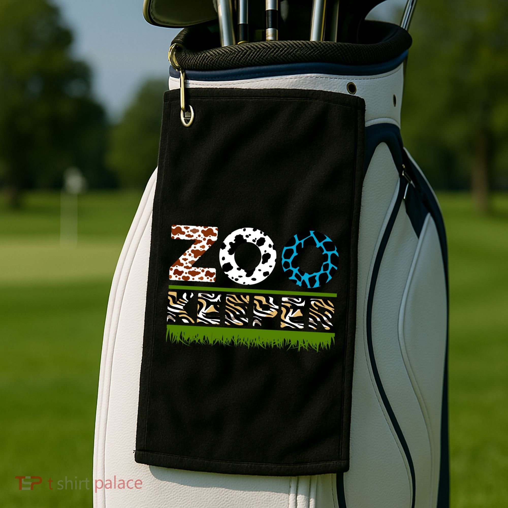 Zoo Keeperfunny Gift For Zoo Keeper Golf Towel