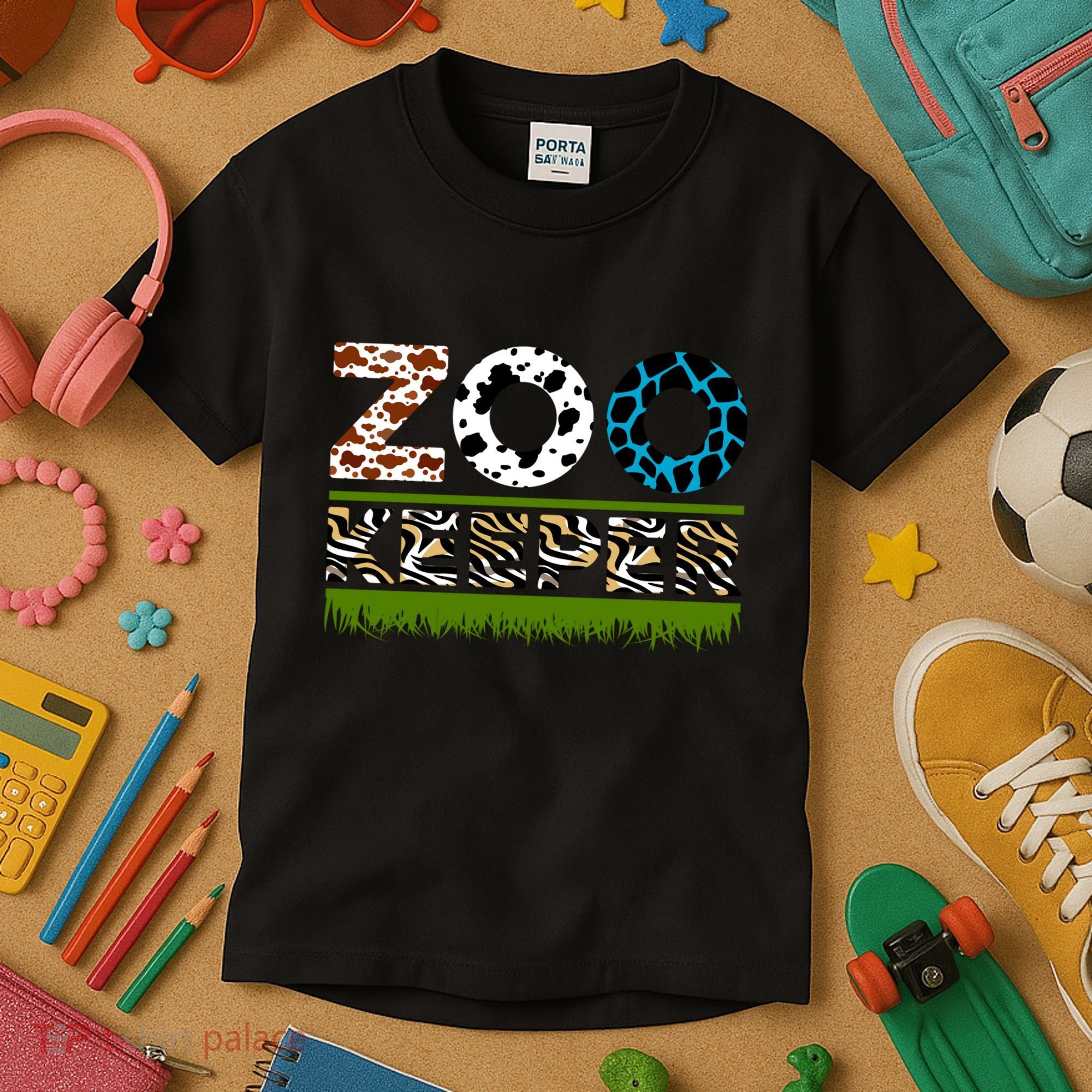 Zoo Keeperfunny Gift For Zoo Keeper Kids T-Shirt