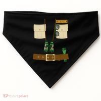 Zoo Keeper Halloween Costume Diy Gift Jungle Safari Explorer Gift USA-Made Doggie Bandana thumb 0