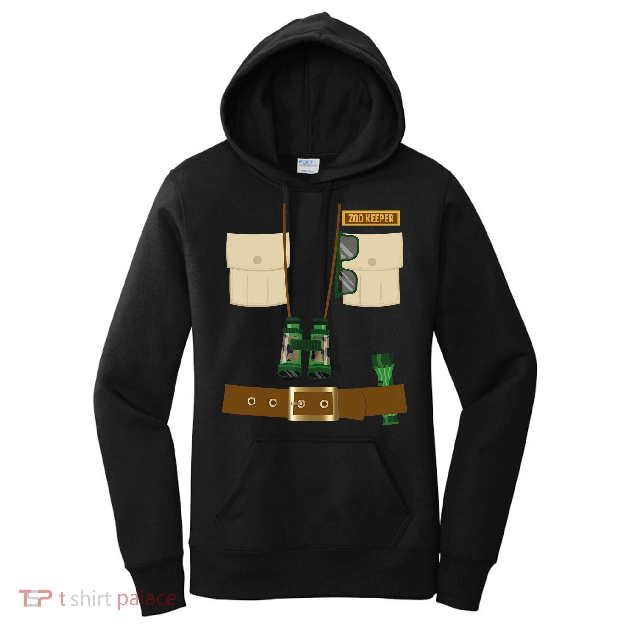 Zoo Keeper Halloween Costume Diy Gift Jungle Safari Explorer Gift Women's Hoodie