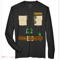 Zoo Keeper Halloween Costume Diy Gift Jungle Safari Explorer Gift Zone Performance Long-Sleeve T-Shirt thumb 0