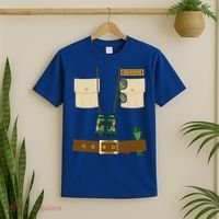 Zoo Keeper Halloween Costume Diy Gift Jungle Safari Explorer Gift T-Shirt thumb 2
