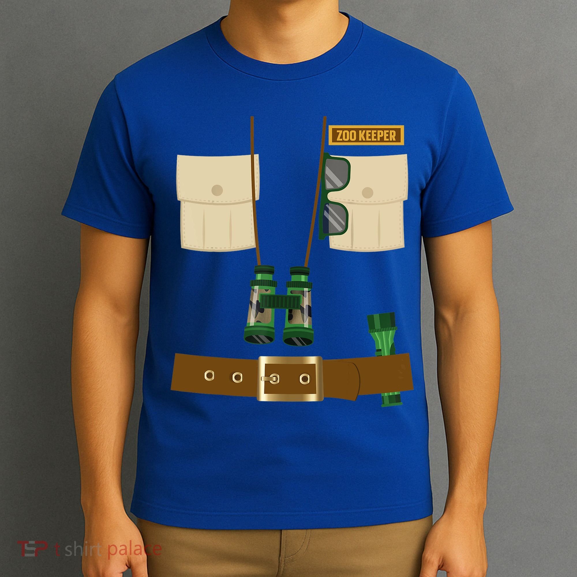 Zoo Keeper Halloween Costume Diy Gift Jungle Safari Explorer Gift T-Shirt