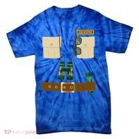 Zoo Keeper Halloween Costume Diy Gift Jungle Safari Explorer Gift Tie-Dye T-Shirt thumb 0