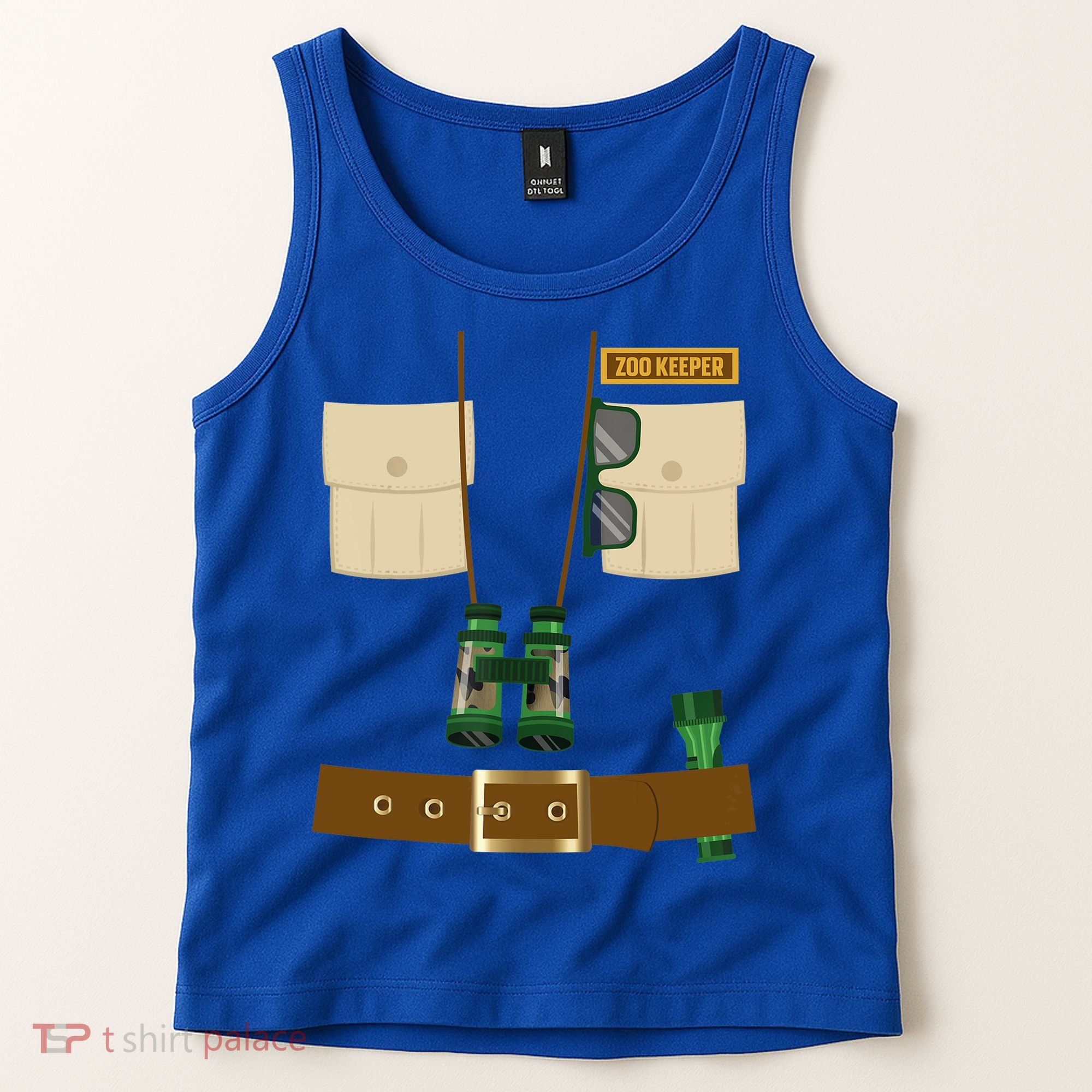 Zoo Keeper Halloween Costume Diy Gift Jungle Safari Explorer Gift Tank Top