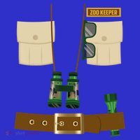 Zoo Keeper Halloween Costume Diy Gift Jungle Safari Explorer Gift Women's Long Sleeve Shirt thumb 2