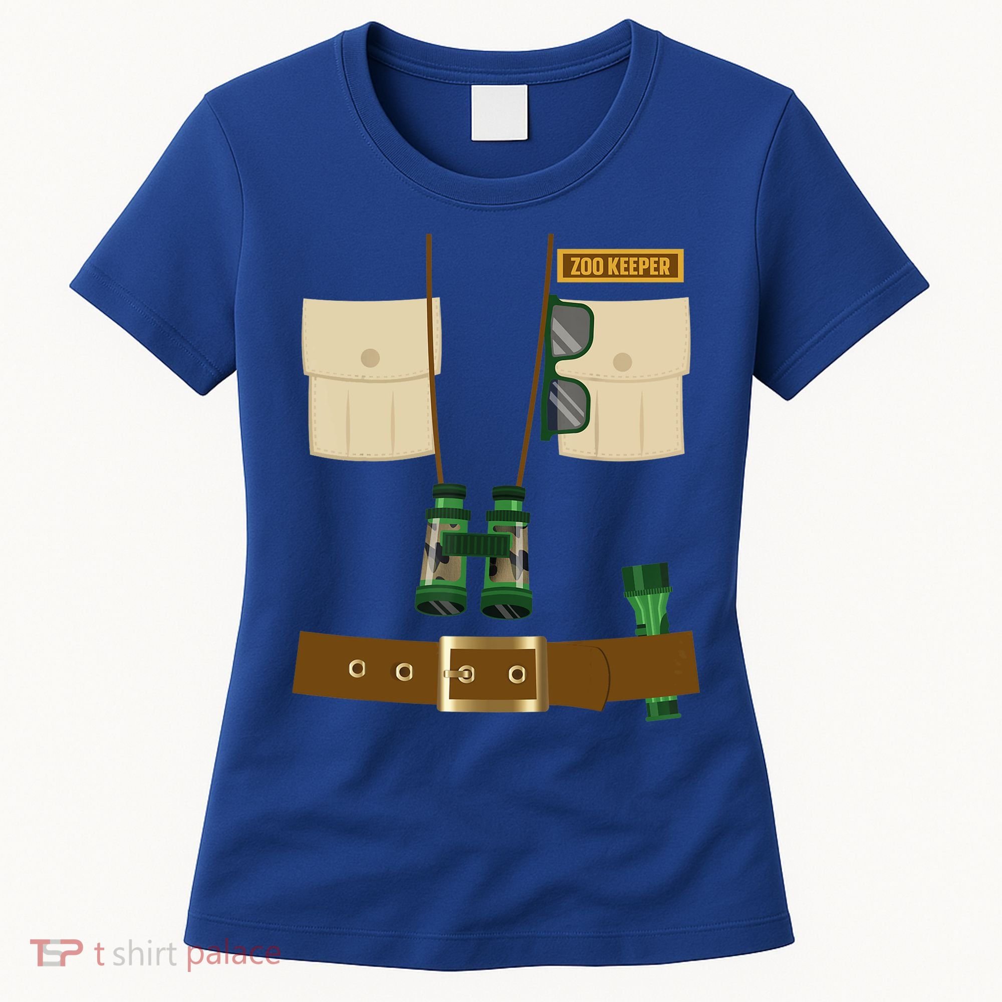 Zoo Keeper Halloween Costume Diy Gift Jungle Safari Explorer Gift Women's T-Shirt