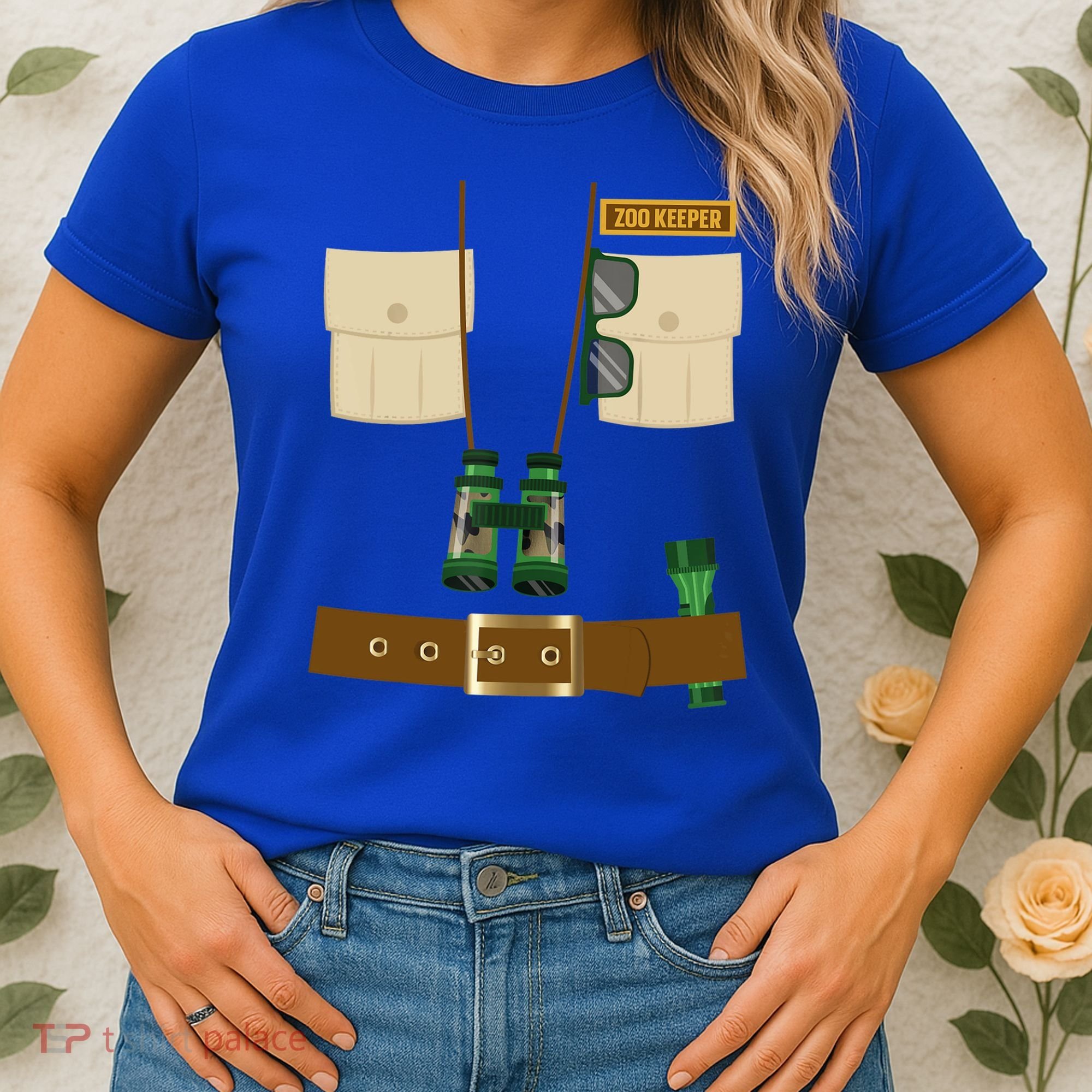 Zoo Keeper Halloween Costume Diy Gift Jungle Safari Explorer Gift Women's T-Shirt