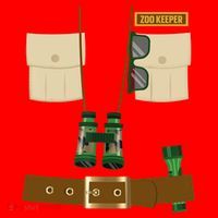 Zoo Keeper Halloween Costume Diy Gift Jungle Safari Explorer Gift Santa Hat thumb 1