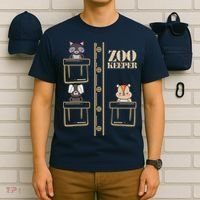 Zoo Keeper Halloween Safari Adult Men Women Costume T-Shirt thumb 6