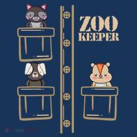 Zoo Keeper Halloween Safari Adult Men Women Costume T-Shirt thumb 7