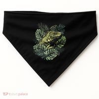 Zoo Keeper Lizard Lover Gift Iguana USA-Made Doggie Bandana thumb 0
