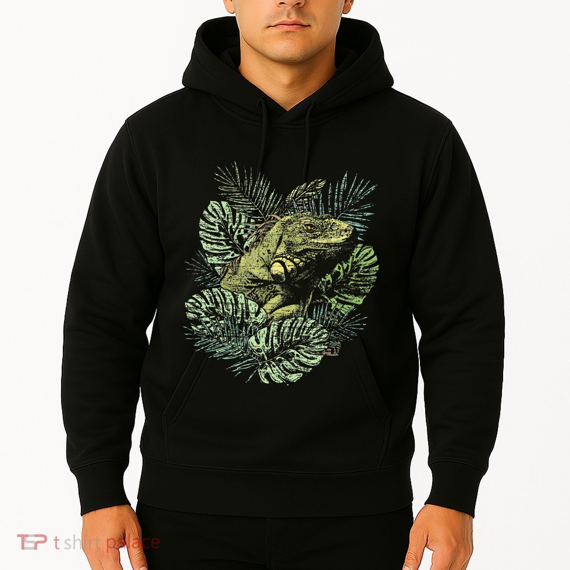 Zoo Keeper Lizard Lover Gift Iguana Hoodie