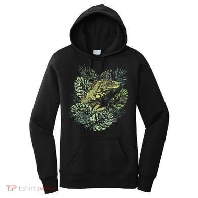 Zoo Keeper Lizard Lover Gift Iguana Women's Hoodie