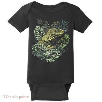 Zoo Keeper Lizard Lover Gift Iguana Baby Bodysuit